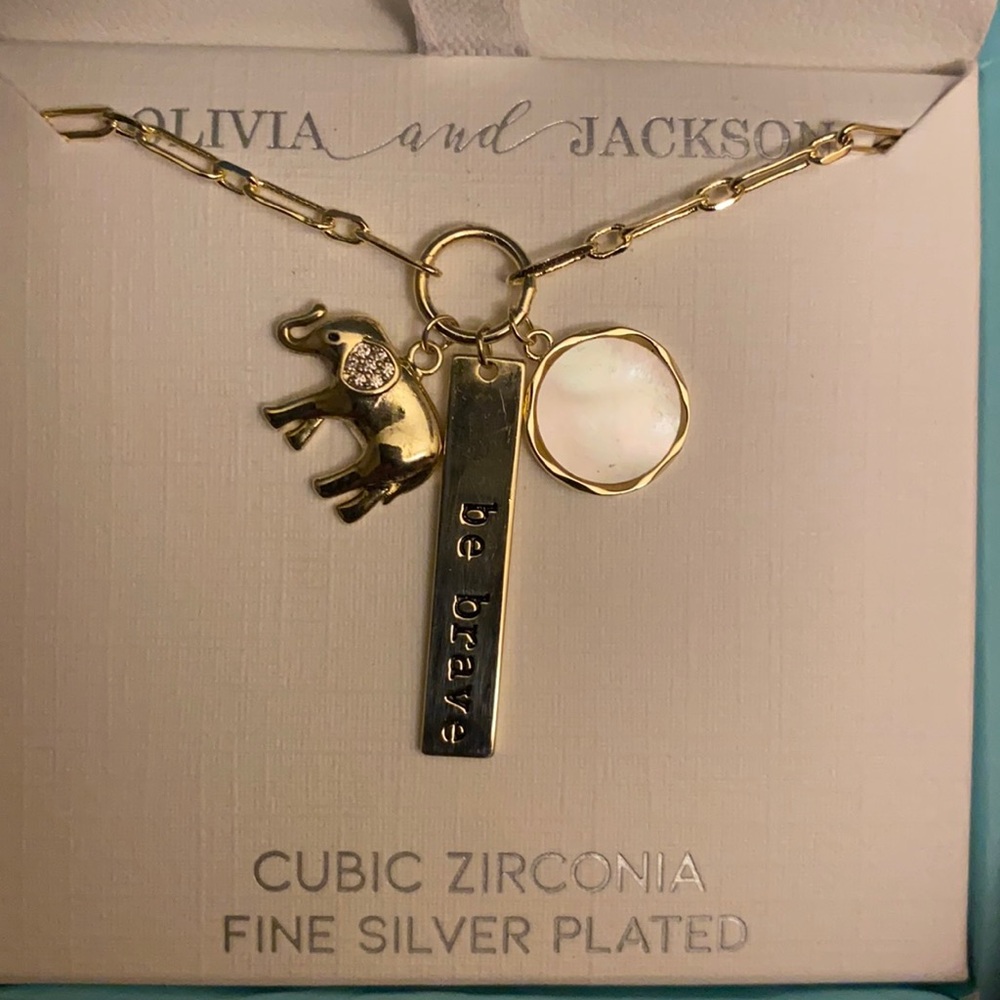 Elephant Paperclip necklace